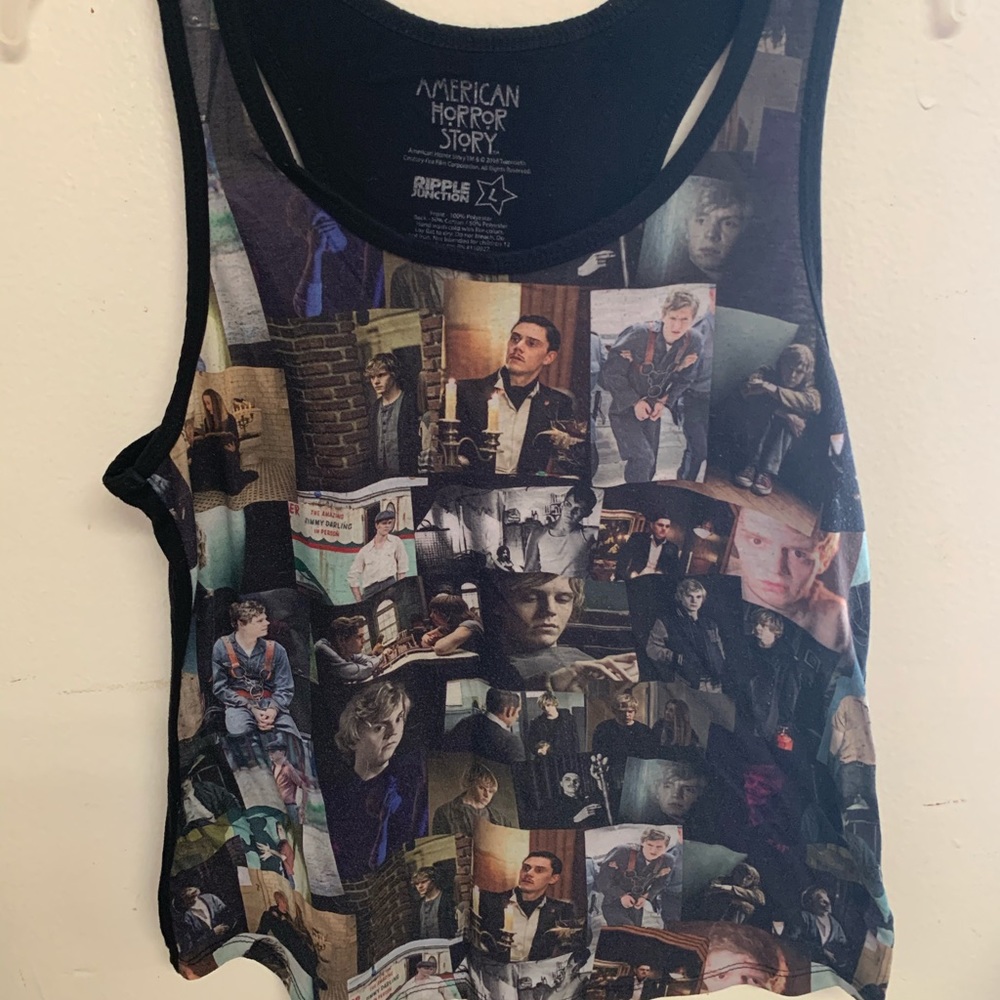 American Horror Story Evan Peters Collage Tank